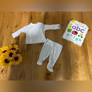 Striped Organic Cotton Top & Pant Set.